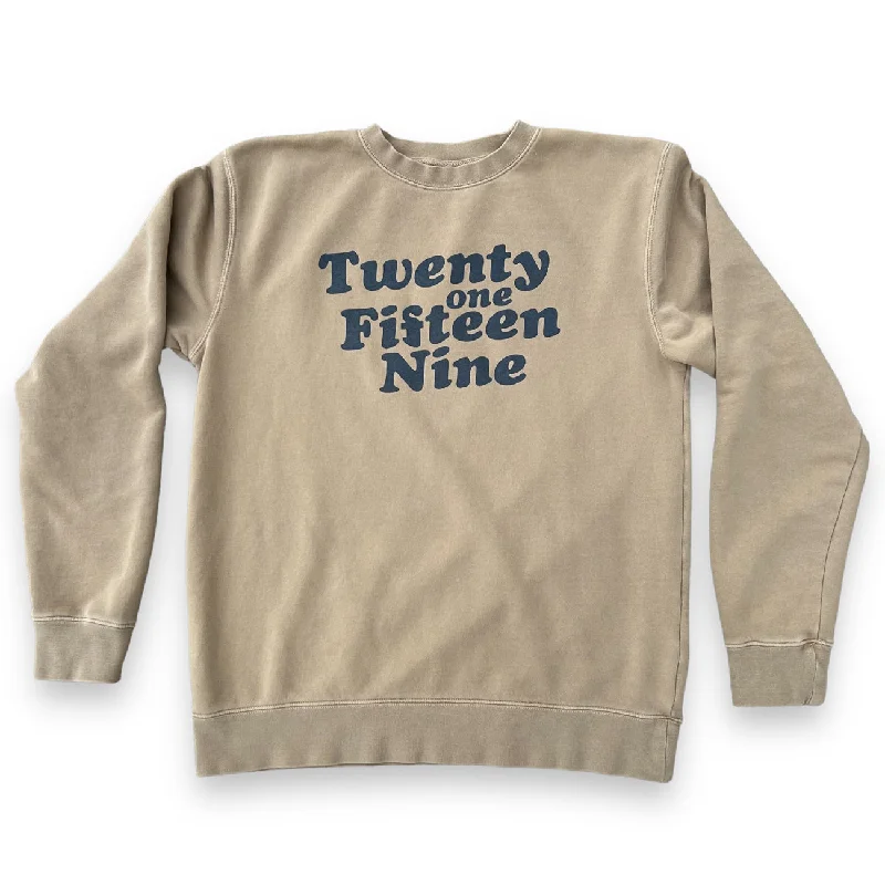 21-15-9 Midweight Crewneck Sweatshirt Hoodie with Print Artistic Unique