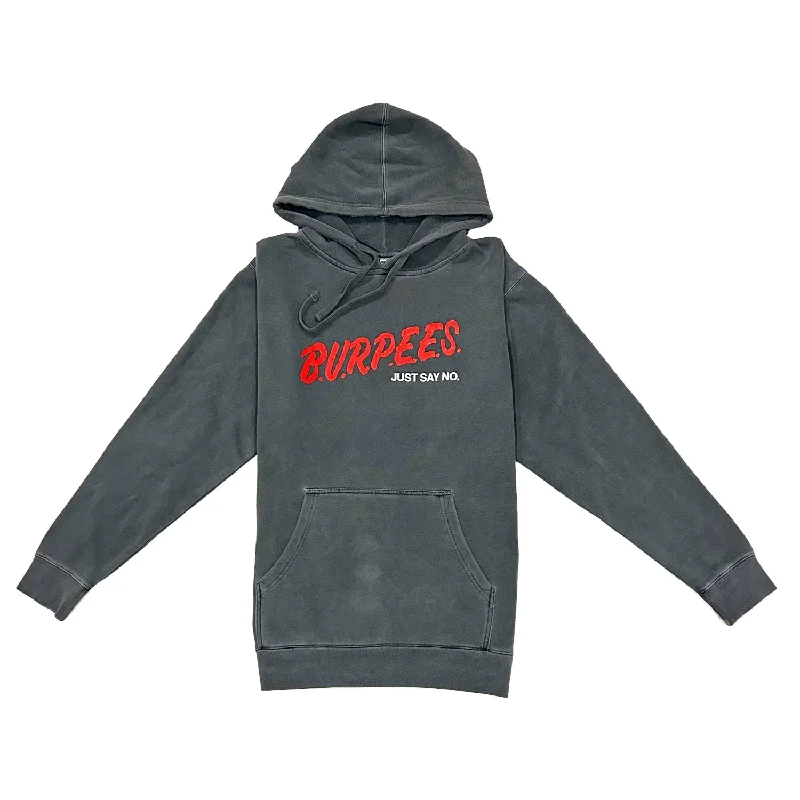 Burpees Hooded Sweatshirt Hoodie with Pocket Utility Practical