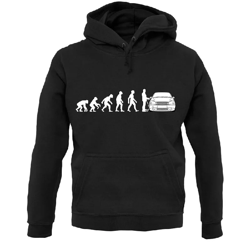 Evolution Of Man Fiesta Driver Unisex Hoodie Hoodie with Hem Applique Textured Unique
