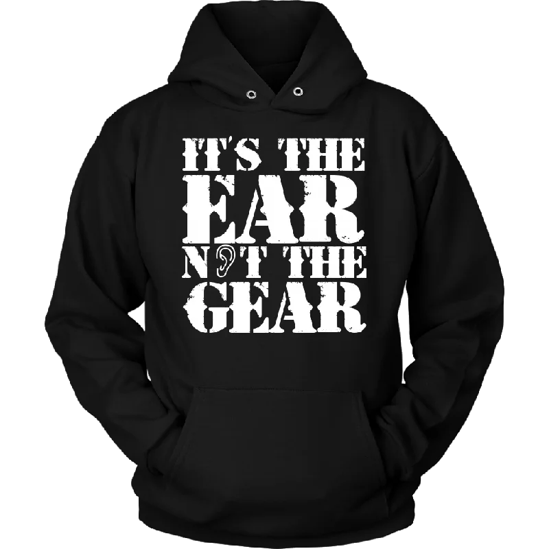 It's the Ear Not the Gear Hoodie Hoodie with Gradient Ombre Colorful