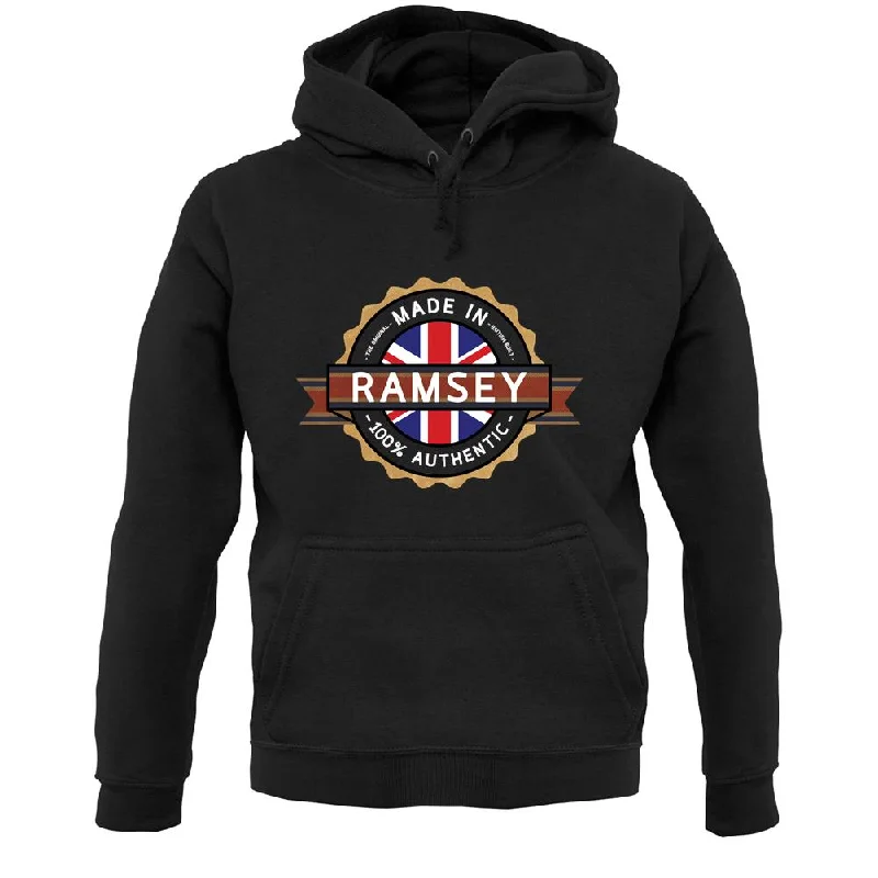 Made In Ramsey 100% Authentic Unisex Hoodie Hoodie with Embroidery Detailed Premium