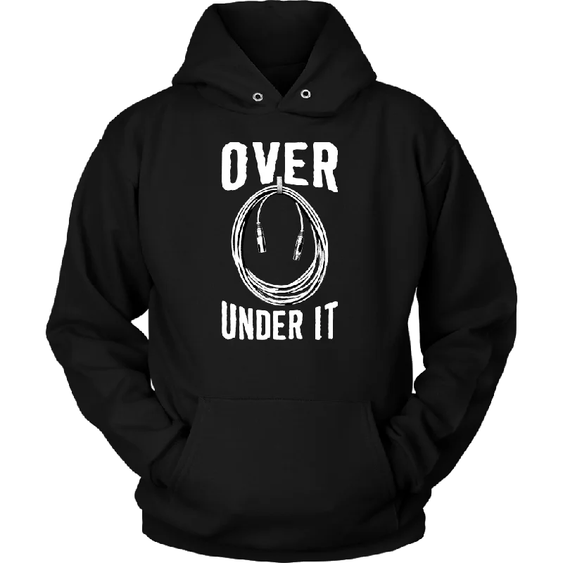 Over Under It Hoodie Hooded Sweatshirt Casual Wear Street Style