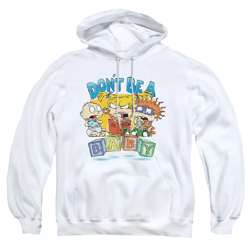 Rugrats Don'T Be A Baby Blocks - Pullover Hoodie Hoodie with Earth Tones Natural Calm