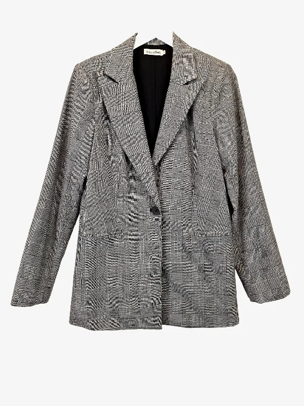 Atmos & Here Fancy Check Office Blazer Size 14 Women's Classic Blazer