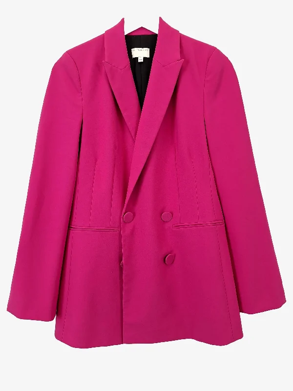 Witchery Fuchsia Structured Office Blazer Size 8 Women's Handmade Blazer