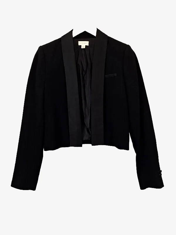 Witchery Posh Tux-look Cropped Blazer Size 8 Women's Luxurious Jacket