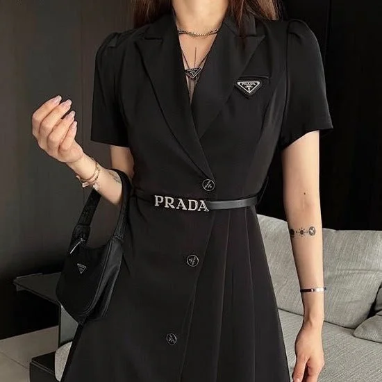 Women Black Blazer Dress Women's Unique Blazer