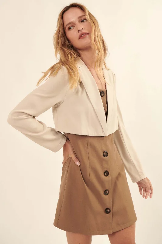Taupe & White Smoke