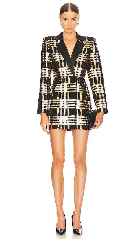 Lovers and Friends Calypso Blazer Dress in Black Women's Long Blazer