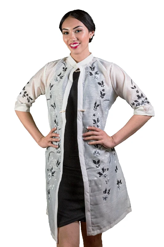 WZ01 - Women's Hand-Painted Blazer Women's Custom Jacket