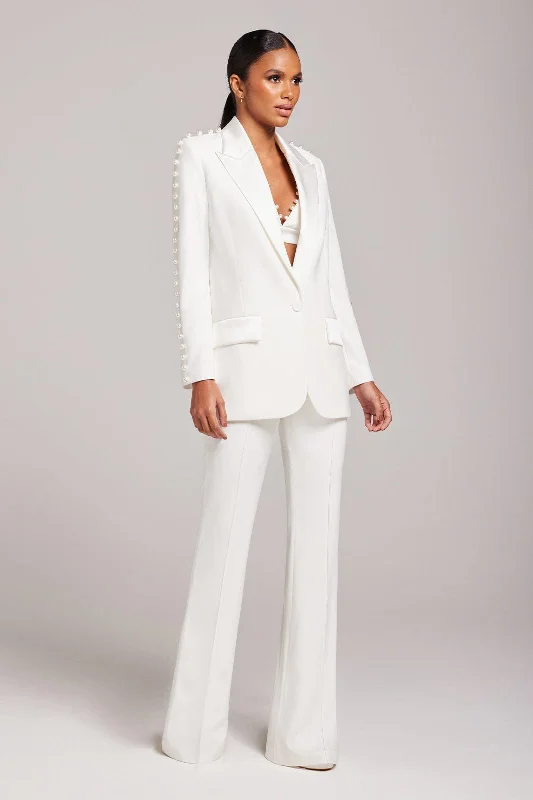 Charlotte White Blazer Women's Unique Blazer