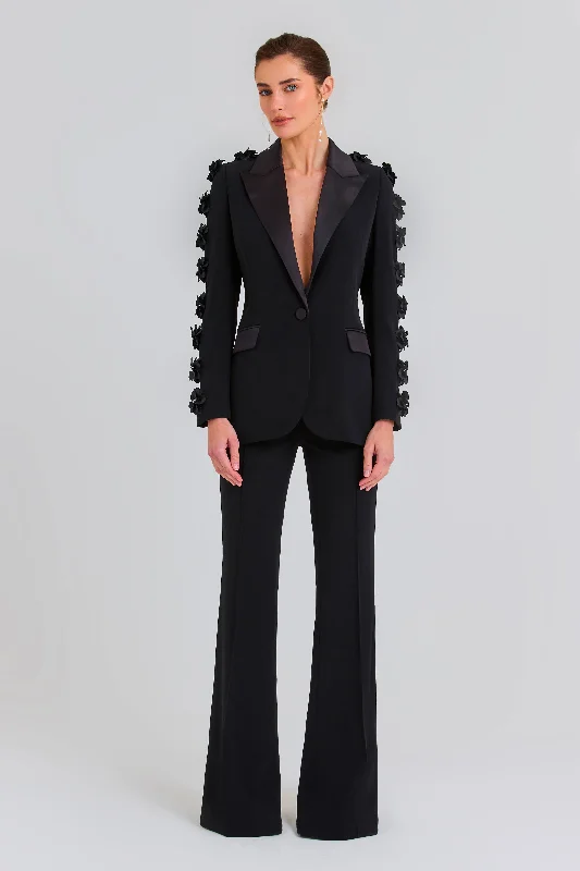 Leonie Black Blazer Women's High-End Blazer