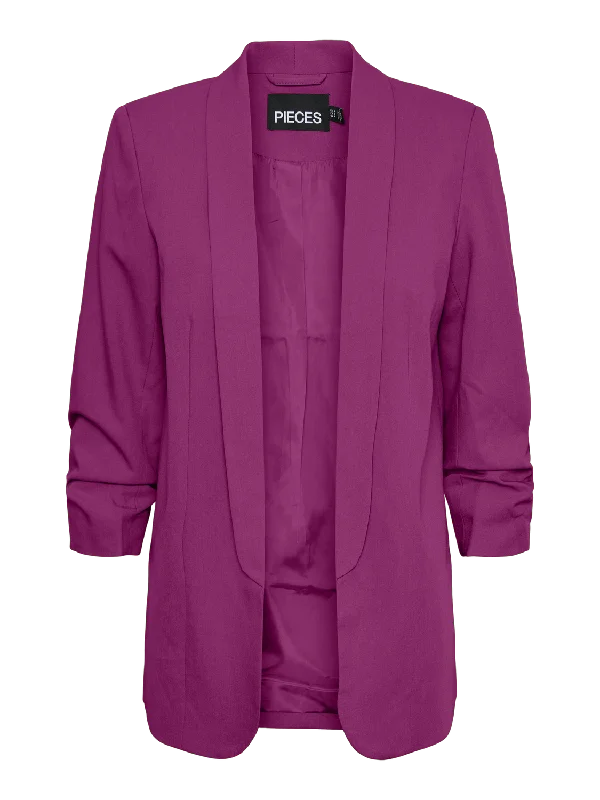 PCBOSELLA Blazer - Festival Fuchsia Women's Solid Blazer