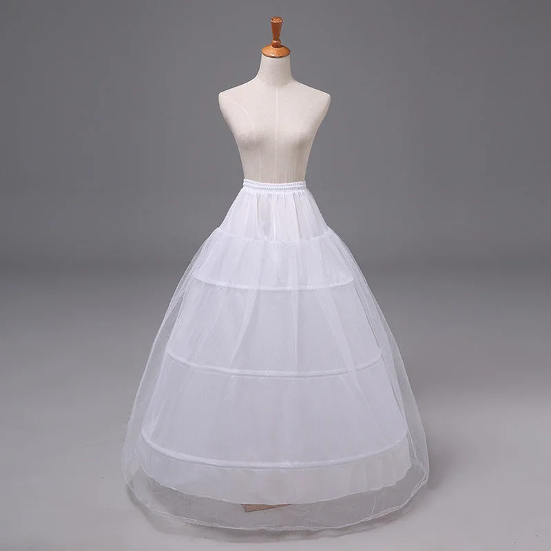 3 Hoop A-line and Ball Gown Petticoat P1019 Striped Polka Dot Solid