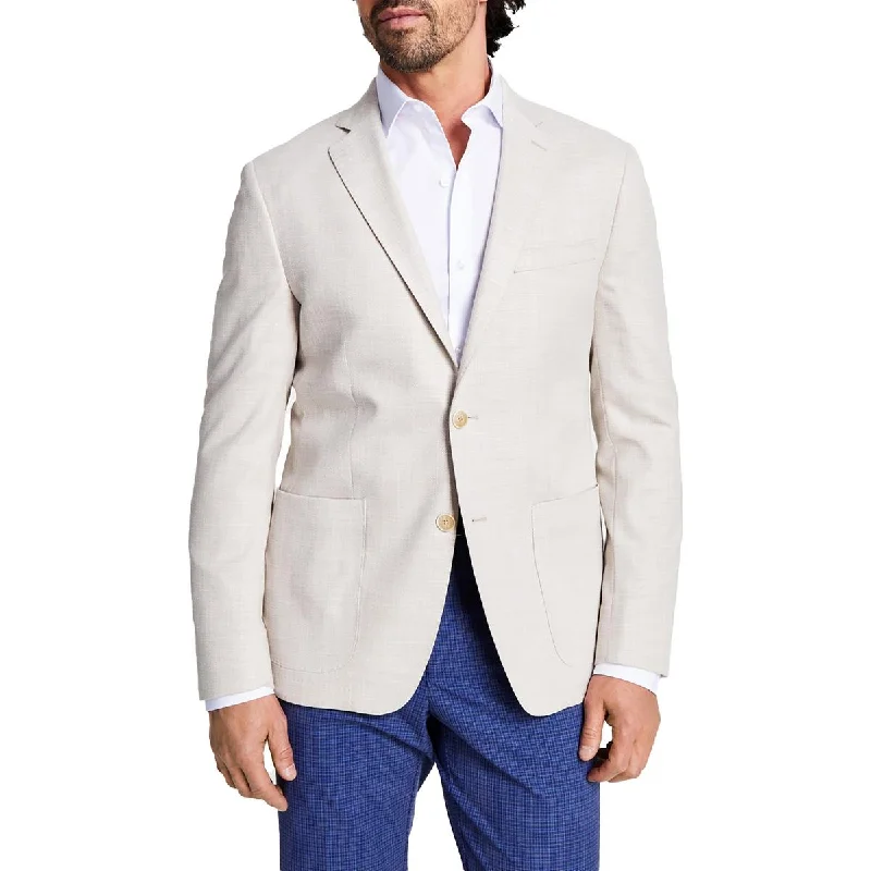 Calvin Klein Mens Slim Fit Suit Separate Sportcoat Herringbone Houndstooth Plaid