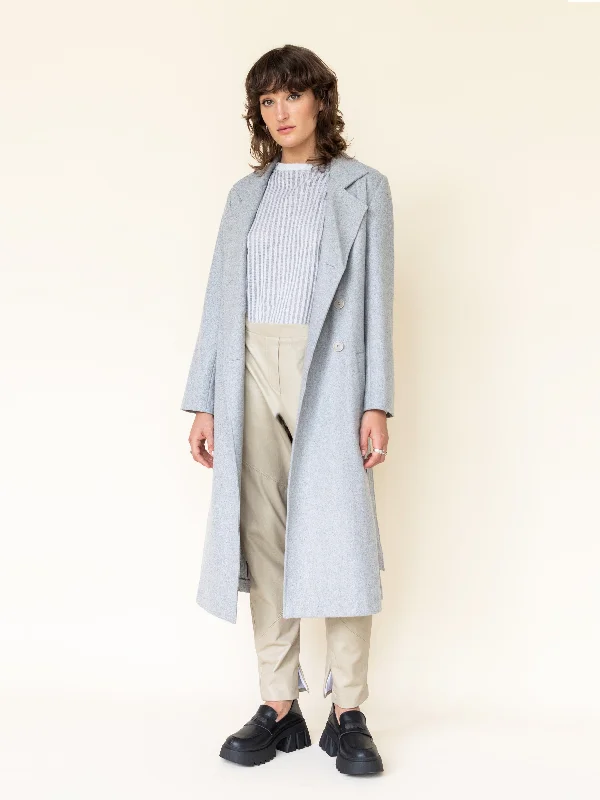 Felt Trenchcoat Trim Padded Insulated