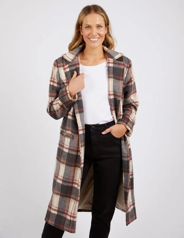 Foxwood Westward Coat Square Neck One-Shoulder Off-the-Shoulder