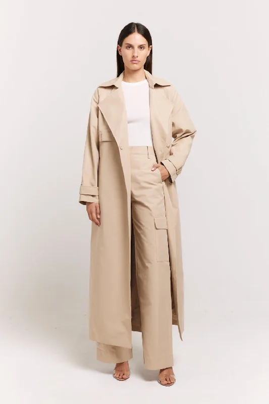 Isolde Trench Coat Sleeveless Short Sleeve Long Sleeve