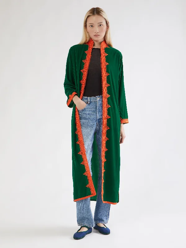 Moroccan velvet coat Vest Waistcoat Gilet