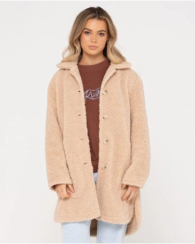 Penelope Sherpa Coat A-Line Ball Gown Mermaid