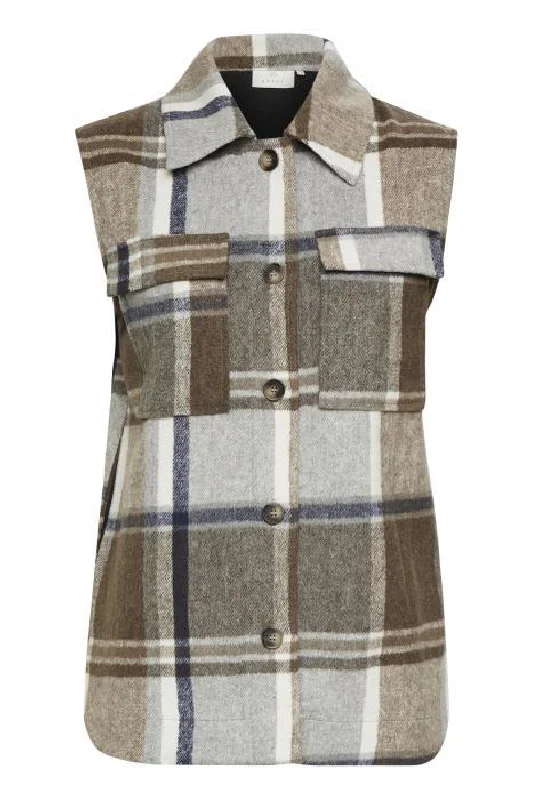Tomine Waist Coat Cotton Linen Terry